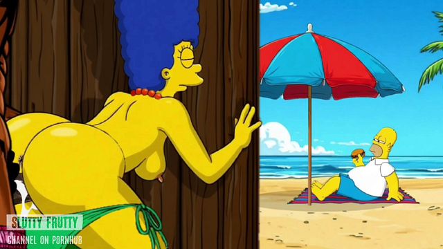 Beach Bitch. Married Slut Gets Fucked On The Beach. Best Cartoon Parody.
