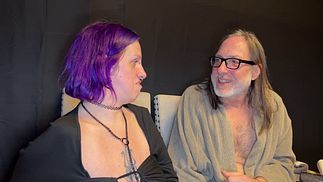 Lesbian hookup becomes a sensual threesome - Cliff Media Productions