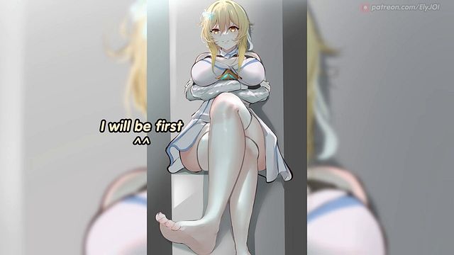 Humiliating genshin quiz (jerk off game, multiple characters,  femdom, foot fetish, shoe fetish)