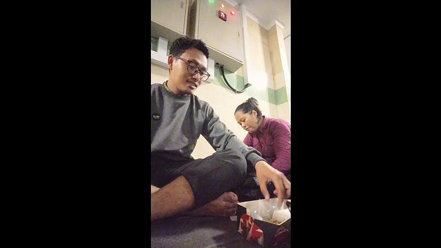 staying overnight in the hospital