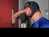 9 INCHES super JUICY DICK SALOWWING ON MY GLORYHOLE
