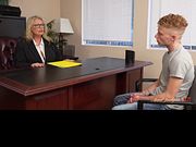 Aunt Judy's XXX - 59yo Busty Mature Boss Lady Maddie Cross Gets Creampied at the Office