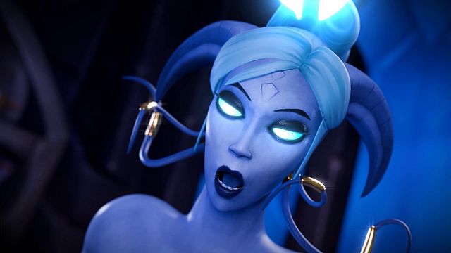 Warcraft Draenei lady orgasmic cowgirl ♥