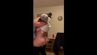 Big titty bumble chick blows me