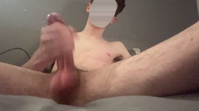 Big college cock solo masturbation