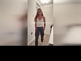TikTok Live Gym Split Fail: 18yo Pussy Peeks Out Shock