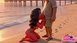 Nani gets fucked hard by a horny Stitch