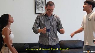 I THINK I COULDN'T STAND IT AND I ENDED UP FUCKING NEXT HANNAH WHEN WE SHARED A BED