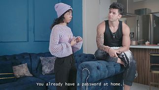 I fuck this girl in a cabin in the woods