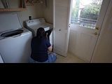 Black-Haired Putita Floods Her Hairy Twat
