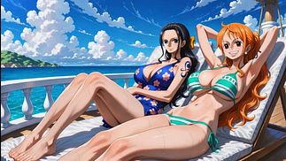 3D Julia MILF Shocks with Quick, Intense Blowjob Explosion