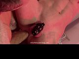 Natjuk fists Pup Jake and makes him shake and moan and cum