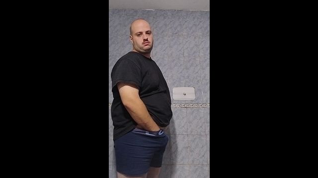 Eating my cum in the bathroom
