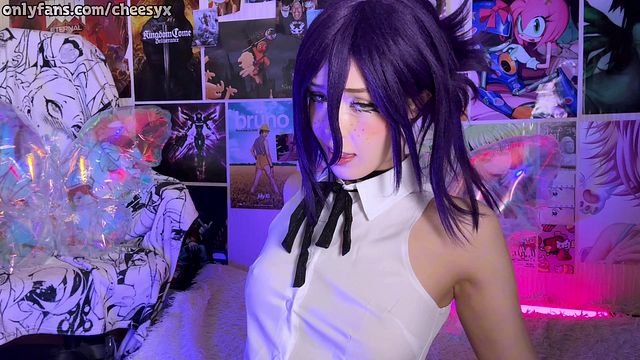 Reze Cosplay - Bomb Girl Pillow Ride & Ice Cream Blowjob  Chainsaw Man