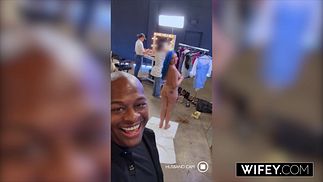 WIFEY Shameless Wife Gets Drilled By A Black Cock, Husband Loves Every Second!