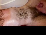 Jonathan pulls down pants to show his soft cock and wank as he talks getting erection and pulls back foreskin