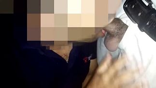 Hotel room service boy's uncut bbc cock sucking💦🍌