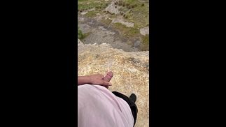 Redneck break for masturbation and peeing outside 🍆💦