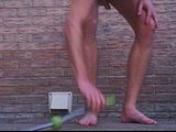 Stuffing my ass and cunt with a water hose - Enema / Klysma