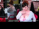 Breast binding and dildo sucking