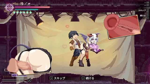 【H GAME】サキュバスの継承者 デリラの淫欲冒険♡ドットHアニメーションまとめ① エロアニメ｜Dot pixel｜Hentai｜Anime
