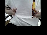 Cum floods tight pussies after nipple mastery and rough thrusts