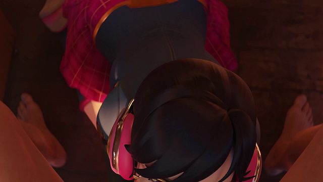 D.Va Overwatch Porn - Bad Girl Academy & Night Club Fuck with Creampie for Client  3D Animation