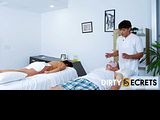 WORKING AT MY STEPFATHER'S MASSAGE SPA I FUCK HIS BEST FEMALE CLIENT