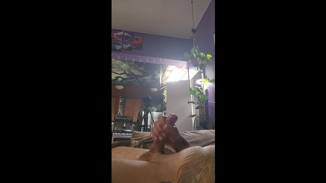 chongo indulges intense stroking leads to massive cum shot, Close up
