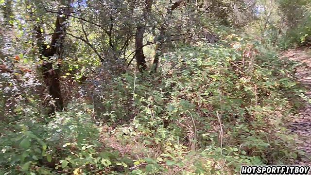 I got so turned on by this nature walk that I had to touch my dick in a risky way.