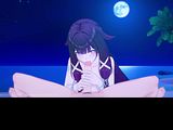 Vodyanitsa and I have intense sex in the meadow. - Genshin Impact Hentai