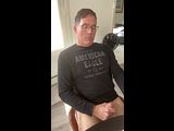 Jonathan an enthusiastic wanker naked masturbates his uncut cock erect horny for you to see him playing with his penis