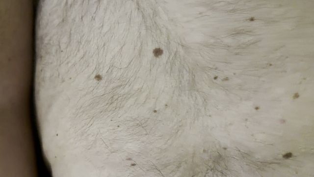 Fat man with small penis squirts semen into bathtub water
