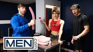 FEMBOYISH - Cute Femboy Sam Ledger Surprises Hung Boyfriend Manuel Skye With Bunny Tail Butt Plug